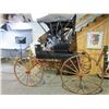 Image 3 : Restored Doctors Buggy- Top Folds Down- Shafts- 39.5" Front Wheels- 43.5" Rear Wheels- Some Seat Dam