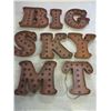 Image 1 : BIG SKY MT Letters- Lights Up- We Have The Bulbs- Each Letter Needs Plugged In- 24 Inches High