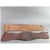 Image 2 : 2 Unmarked Dotted And Tooled Broc Belts