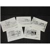 Image 2 : 10 Western Sketches Marked Rex Moore 1972- 13" X 10"