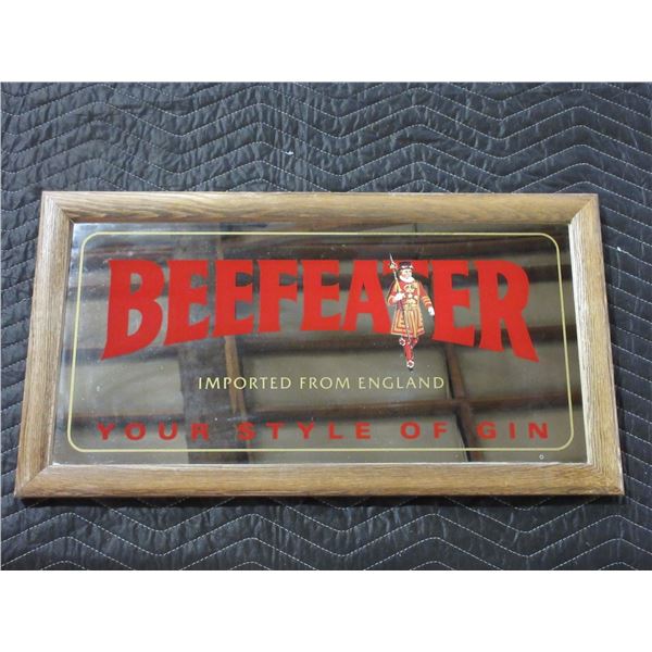 Beef Eater Gin Mirror- 26.5" X 14"