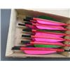 Image 2 : 12 Wood Arrows- 6 Fred Bear Razor Heads