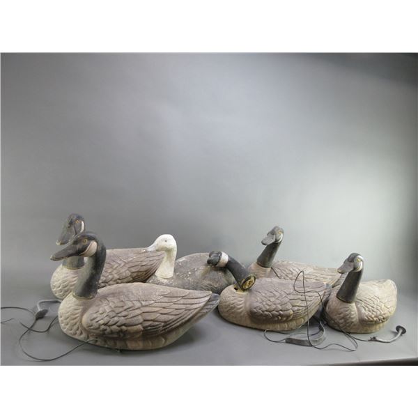 5 Floating Goose Decoys