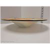 Image 2 : Large Shallow Mid Century Swirl Glass Bowl