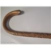 Image 2 : Weltkrieg 1914-17 Wooden Great War Cane with Oak Leaves and a Crucifix Symbol Templar German