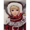 Image 2 : New Century Collection Red Jacket Velvet Porcelain Doll