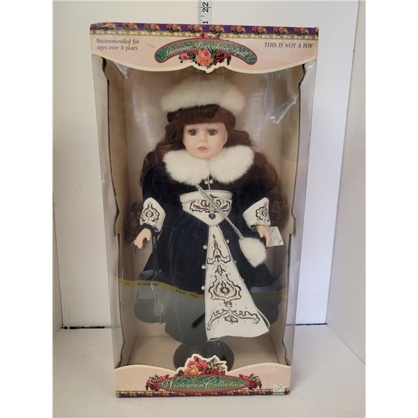 Victorian Collection Limited Edition Genuine Porcelain Doll New in Box