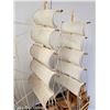 Image 8 : Stately Large Wooden Model Ship on Stand