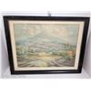 Image 1 : Down The Valley & Fields Framed Picture