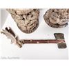Image 2 : Southern Ontario Primitive Wooden Indigenous Pictroials with Hand Axe