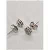 Image 2 : Nice Looking 0.25 ct. Lab Made Diamond Stud Earrings in 10 K Solid Gold - Appraised Replacement Valu