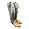 Image 1 : New in box Alberta boots dark brown triad floral 2907 TN size 7
