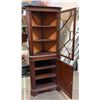 Image 2 : Mahogany corner cabinet - approx 20x28x72"