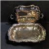 Image 2 : lancaster Rose Silver Poole Silver Co - 2 Piece lot of silver serving dishes, stamp 402
