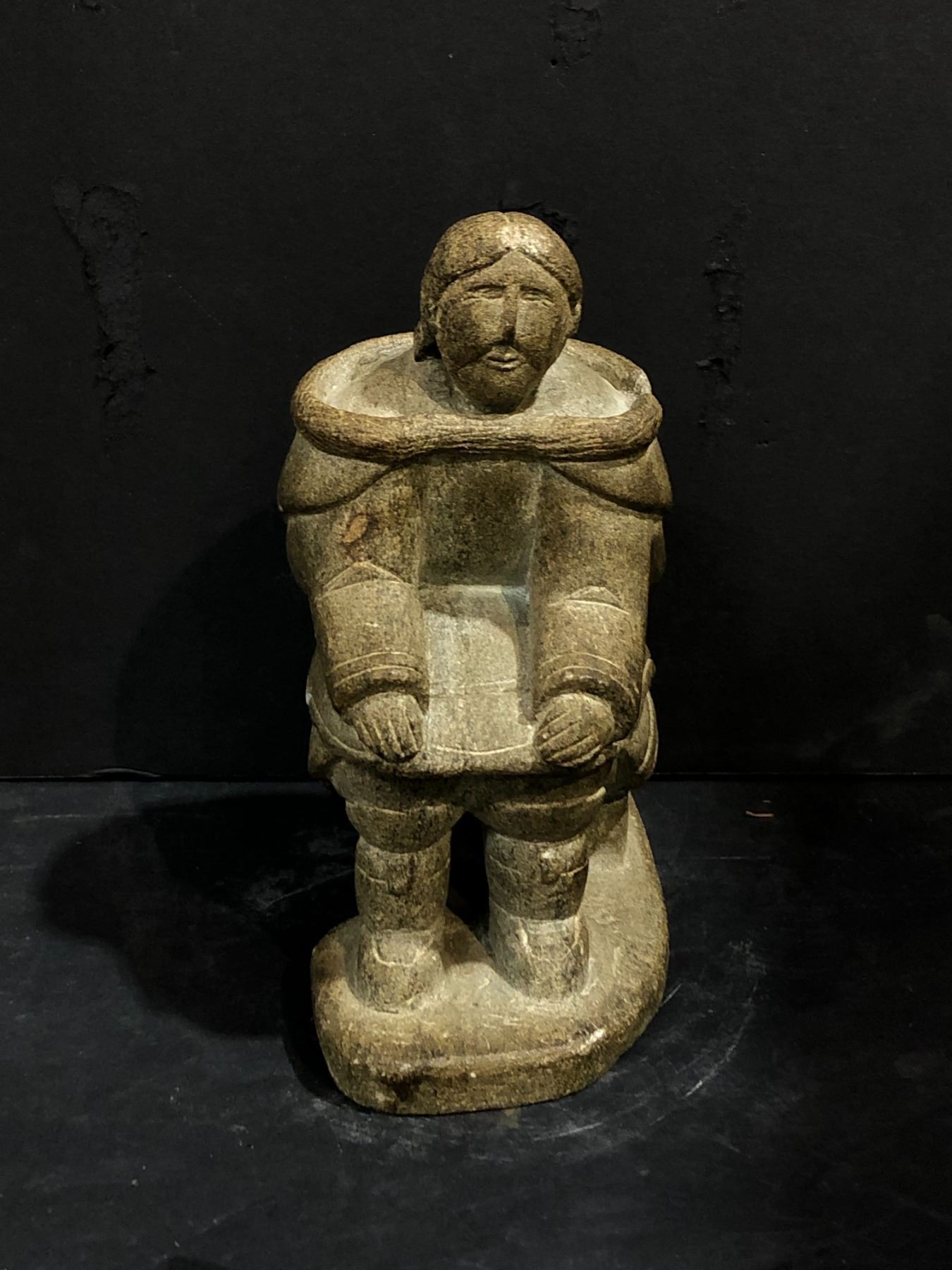 Quniq Inuit Unique Contemporary Inuit Sculpture - approx. 7 1/2