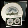 Image 2 : 3-piece Wedgwood & Co Collectible Dishes, Made in England - includes Collection "Countryside" bowl &