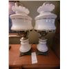 Image 1 : Milk Glass Lamps A
