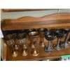 Image 8 : Silver Plate & Brass Goblets, Brass Decor A