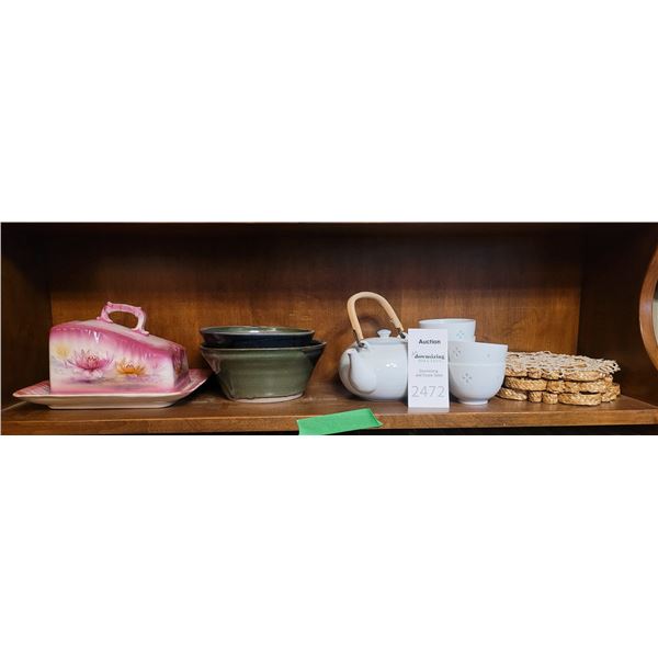 Tea Set, Vintage China, Pottery A