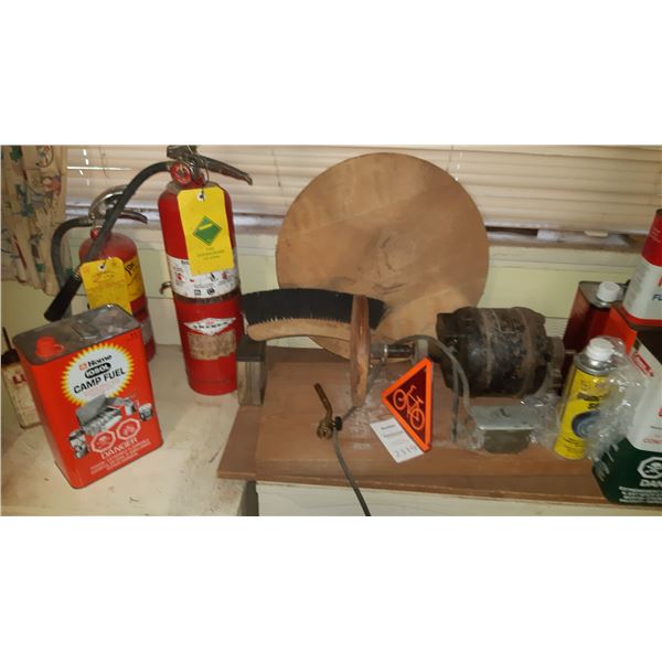 Bench grinder, Fuel A