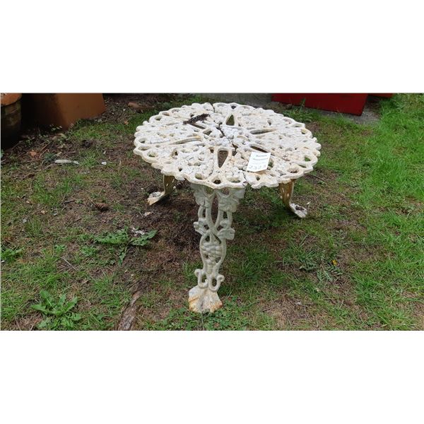 Cast Metal Patio Table A