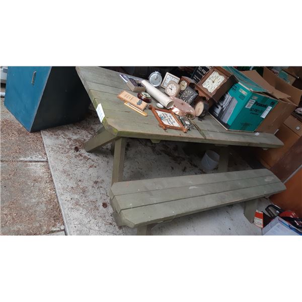 Wood Picnic Table C