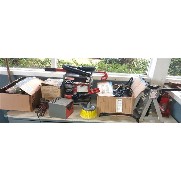 Battery Chargers, Vacuum, Jacks A