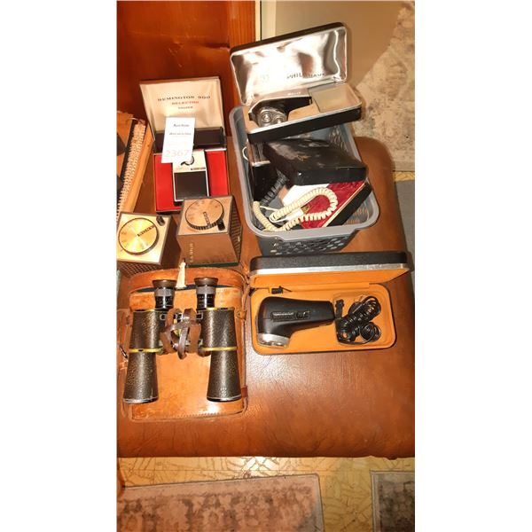 Shavers, Binnoculars A