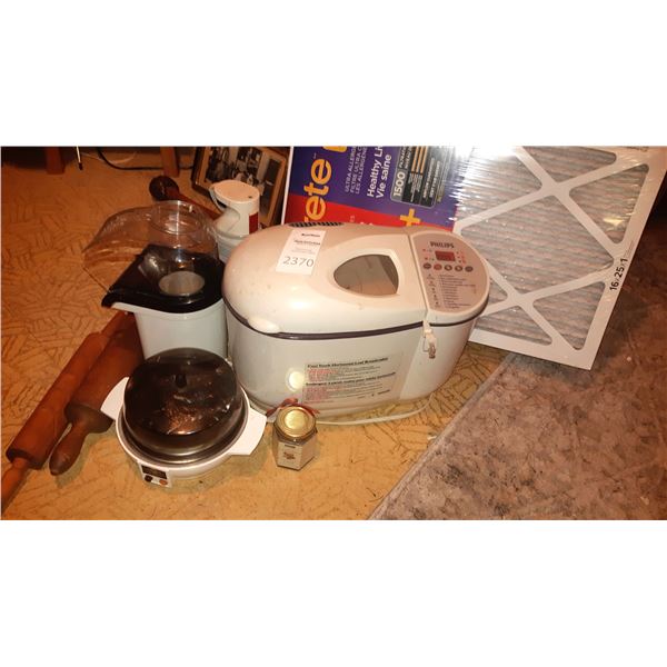 Bread Machine, Filters A