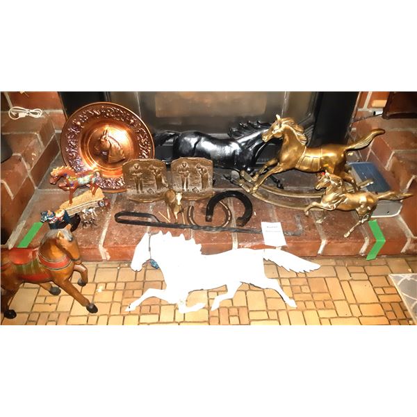 Metal Horse Decor A