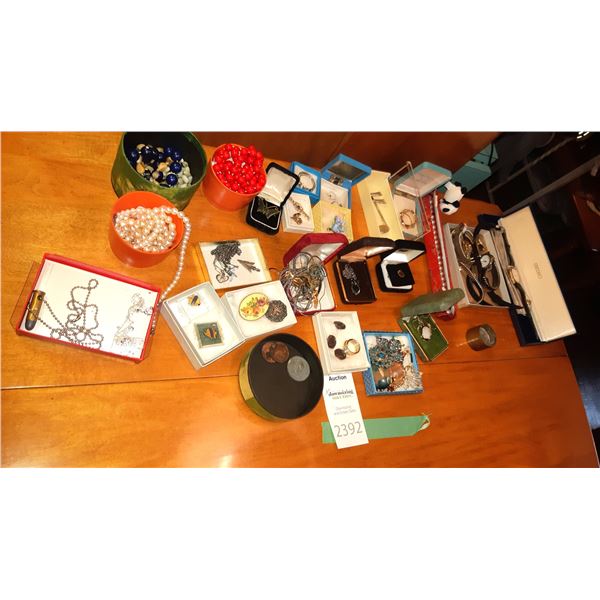 Costume Jewelry, Watches  A