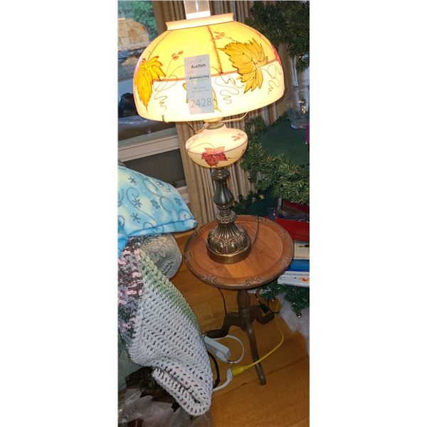 Vintage Lamp & Table C