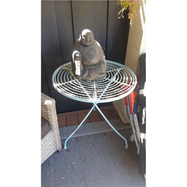 Metal patio table,Budda A