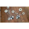Image 7 : Silver colored candle holders A