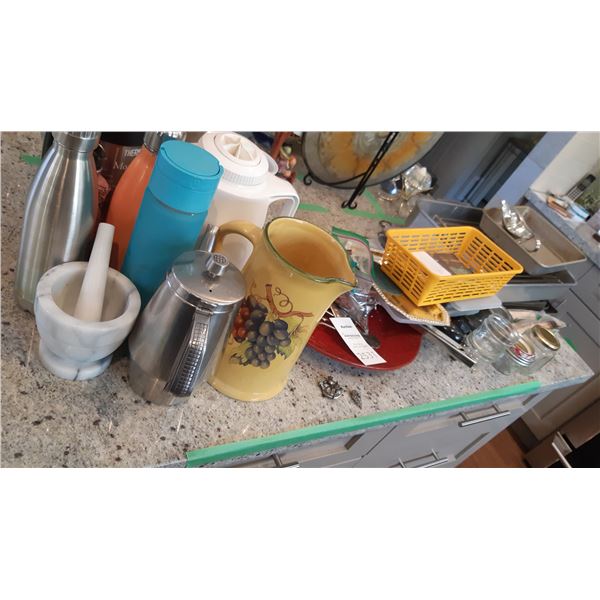 Pitcher Italy, cutlery, & more A