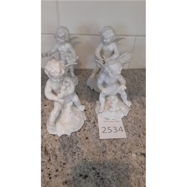 D German Porcelain Angels  A