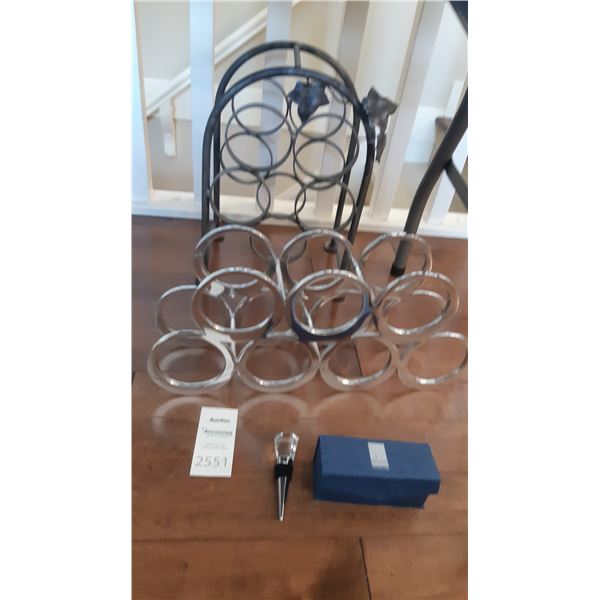 Wine racks, Silivo Crystal stopper A