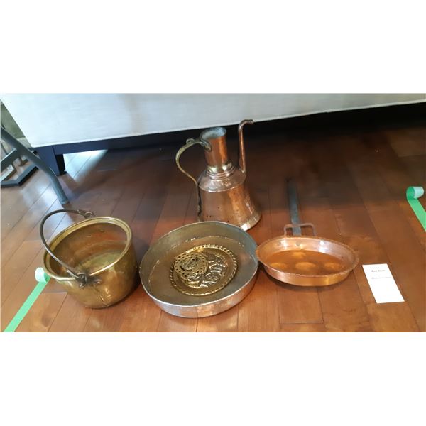 Copper, brassware, A