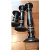 Image 2 : Wood candle holders A