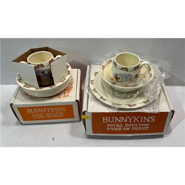 Royal Doulton Bunnykins Vintage Sets Still in Original Packaging