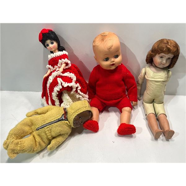 Antique/Vintage Dolls Tallest 19L Smallest 12L
