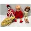 Image 1 : Antique/Vintage Dolls Tallest 19L Smallest 12L