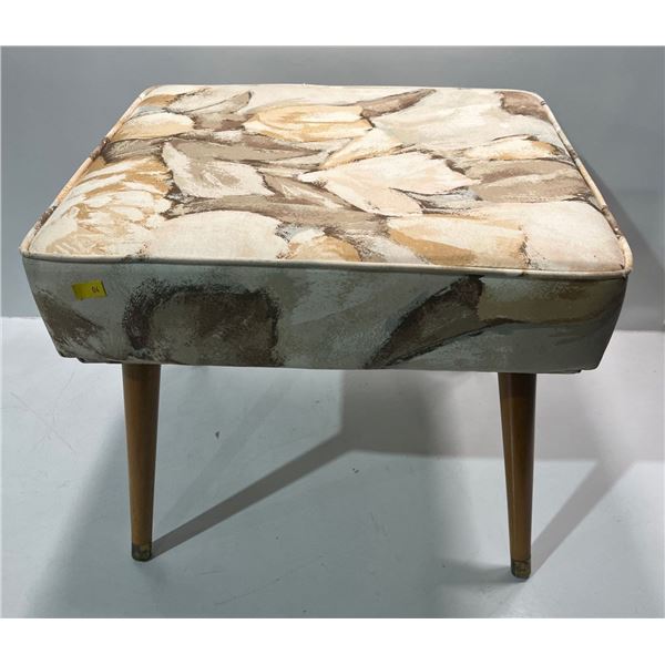 Vintage Foot Stool 17Wx15Dx14.5H