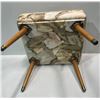 Image 2 : Vintage Foot Stool 17Wx15Dx14.5H
