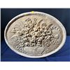 Image 1 : Stone Bird Bath 15diameter x15h &  Cement Floral Art Garden Decor