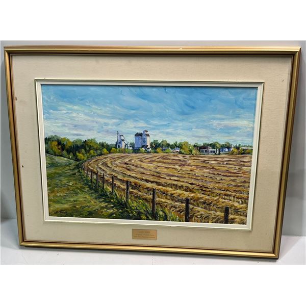 Elaine Tweedy Original Acrylic Painting of Gibbons 24Wx 17.5H