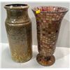 Image 1 : Pair of Decorative Large/Tall Vases 16H