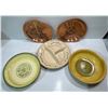 Image 1 : Collection of Ceramic Serving Bowls made in Italy & Portugal and Copper Plates