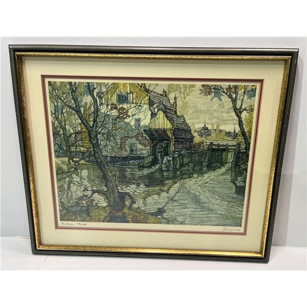 Nickolas Hornyansky Print "Rideau Mill" 16w x 12h