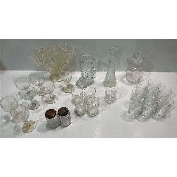 Collection of Assorted Glassware